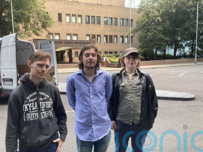 Animal Rebellion protesters found guilty of damaging Buckingham Palace fountain