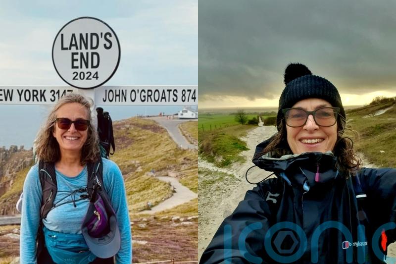 Mum, 61, walking 900 miles from Land’s End to John O’Groats for dementia says ‘you’re never too old to have adventure’