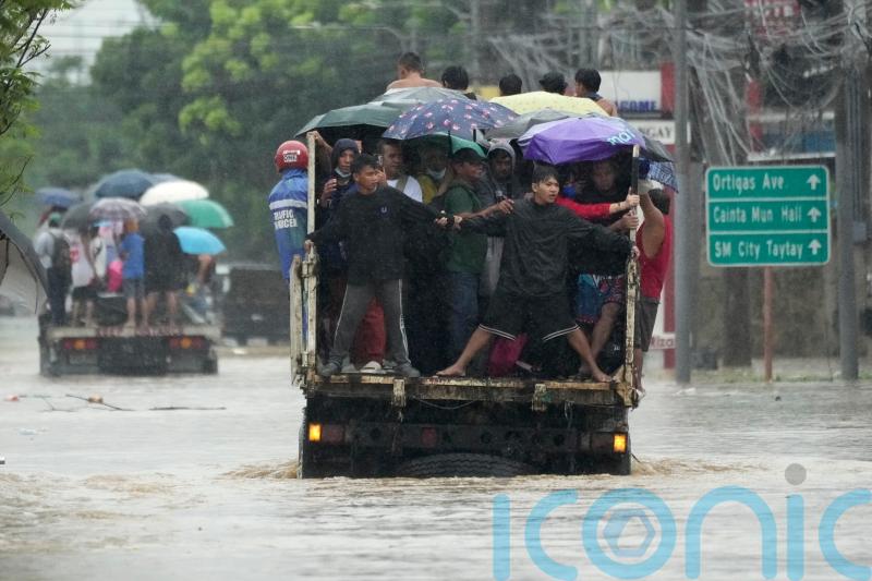Tropical storm leaves at least 14 dead in the Philippines