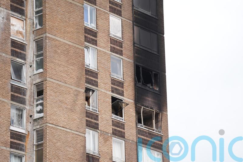 More than 70 firefighters tackling blaze at tower block