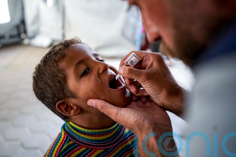 Gaza polio vaccination campaign surpasses target, Unicef says