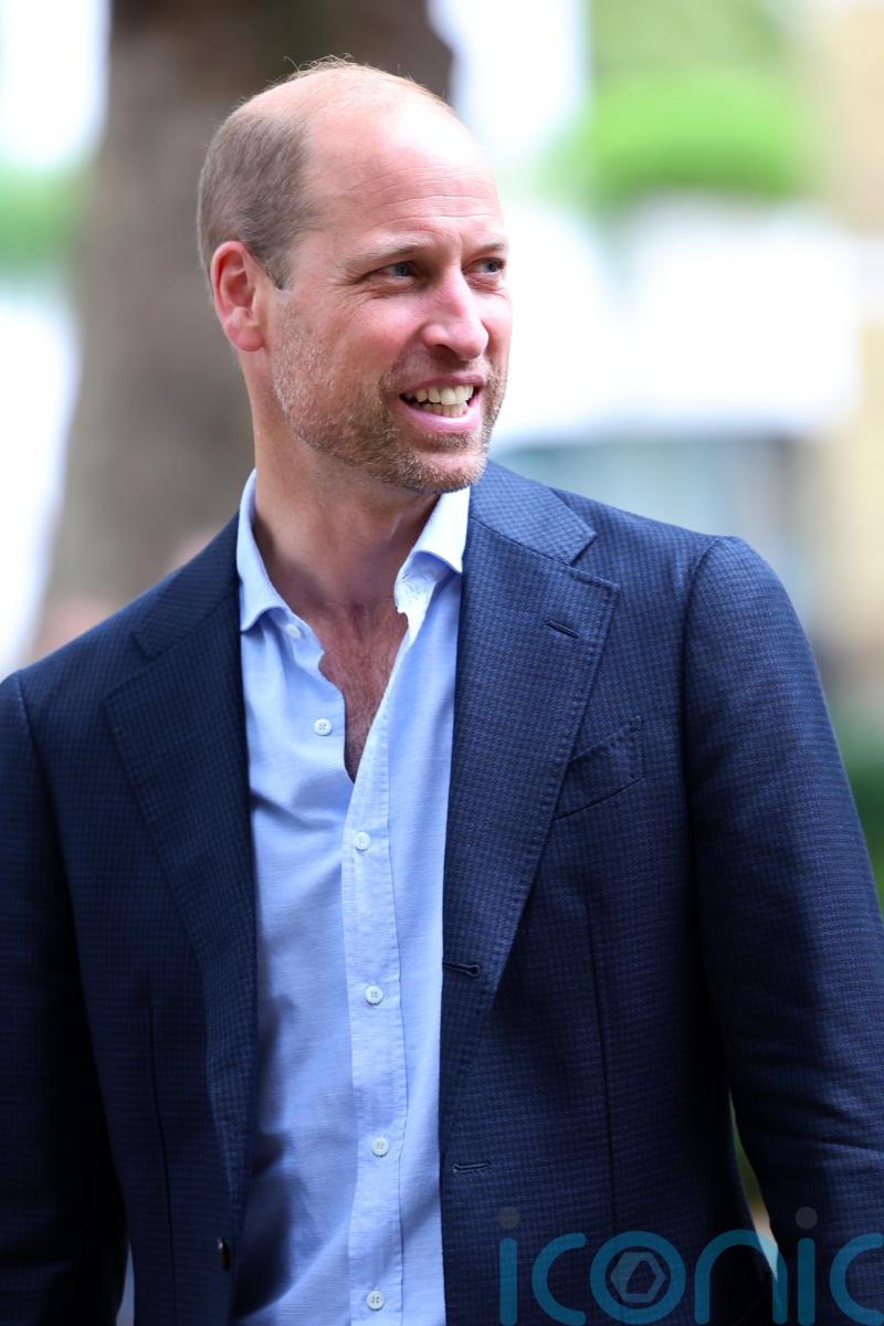 William’s new beard on display during visit to homelessness exhibition