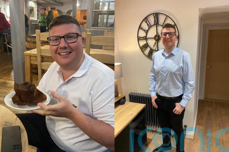 ‘I’ve got my confidence back’: Man who weighed over 19st loses 5st in five months by swapping carbs for bowls of spinach