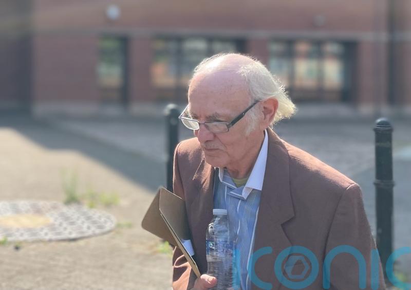 81-year-old man accused of standing on protester&rsquo;s leg to face trial