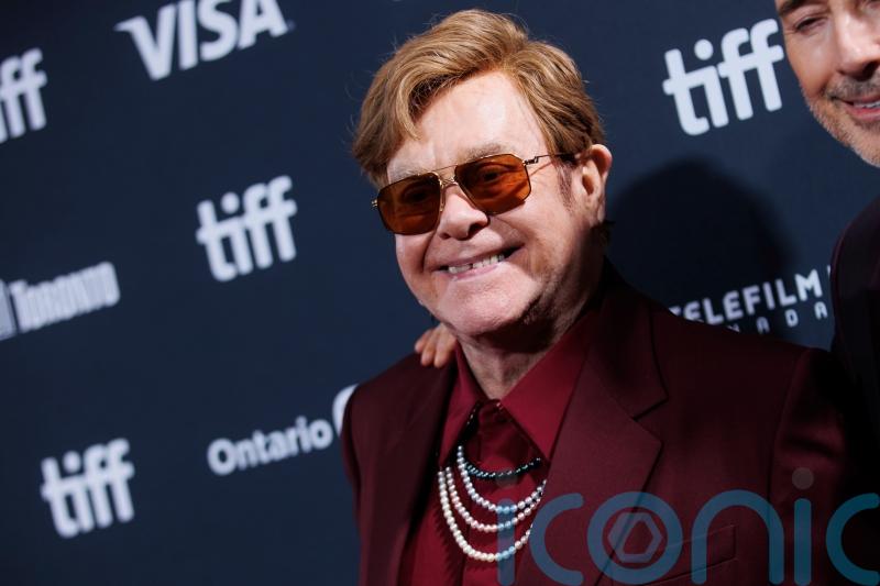 Elton John arrives at Toronto Film Festival after revealing ‘limited vision’