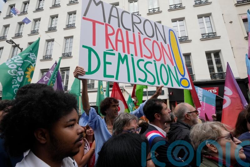 Protesters rally in France against Barnier’s appointment as prime minister