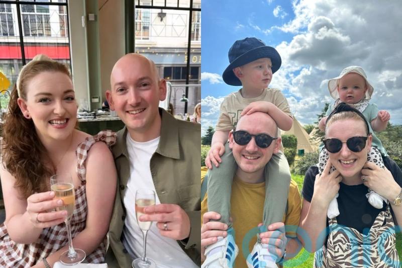 Father-of-two finds 31-year-old wife dead in her sleep after rare, symptomless condition took her life without warning