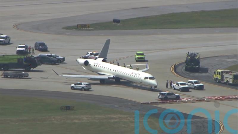 ‘That was terrifying’: Plane’s tail knocked over in collision on Atlanta taxiway