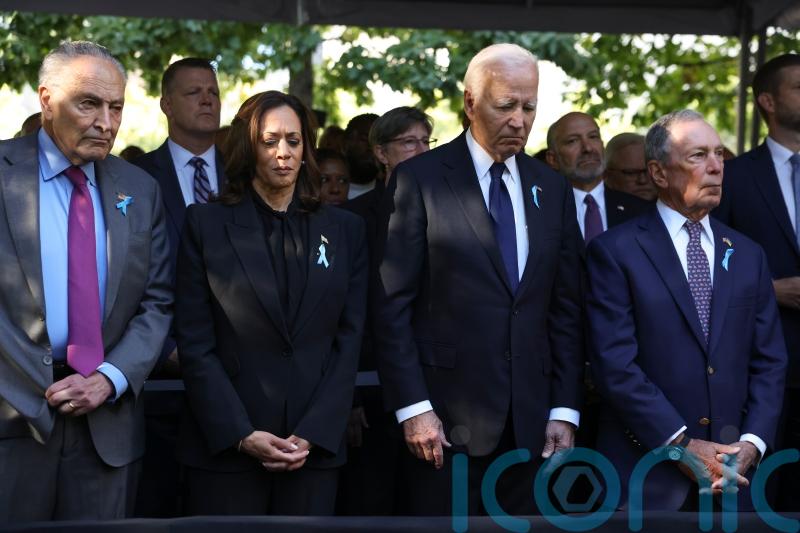 US commemorates 9/11 attacks with victims in focus – and politics in view