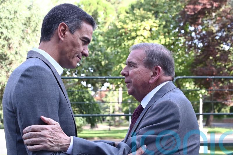 Spanish prime minister meets with exiled Venezuelan opposition leader Gonzalez