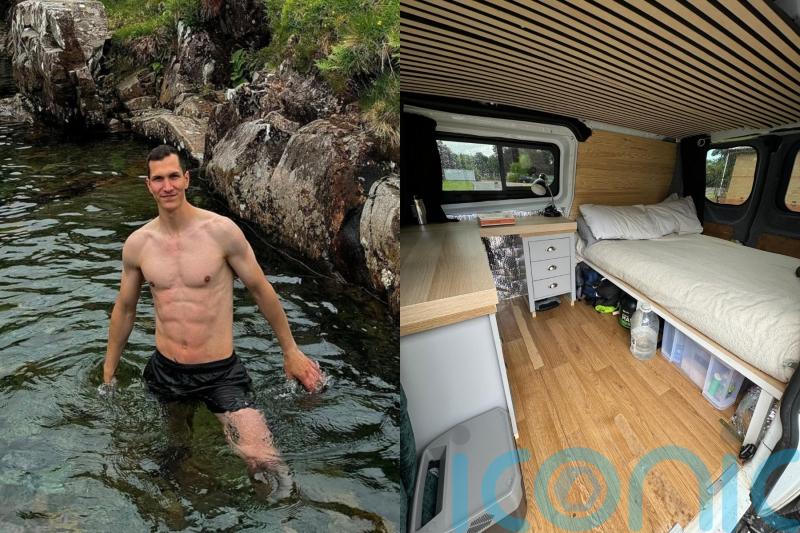 ‘I rage-quit my job and started living in my cosy van to save money for a home – now I can have the beach as my garden’