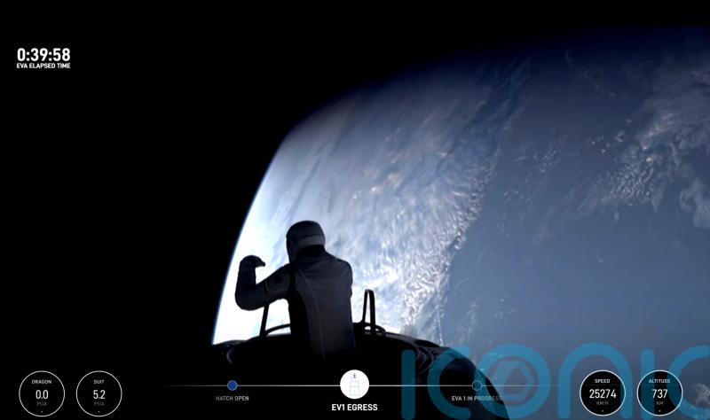 Tech billionaire returns to Earth after first private spacewalk