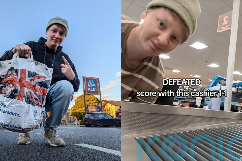 Aldi customer who went viral racing ‘relentless’ cashiers who scan at ‘insane speeds’ reveals ultimate packing hacks