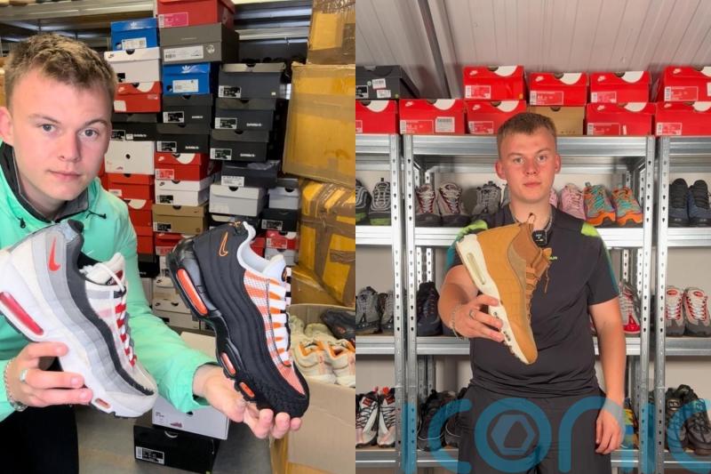 Entrepreneur, 22, quit job as warehouse picker on minimum wage and now generates £50k monthly selling pre-loved trainers