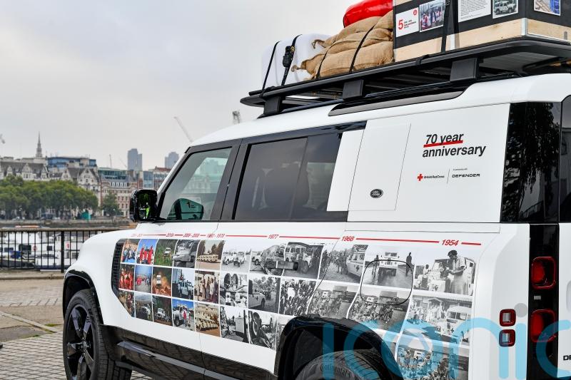 Land Rover Defender converted into ‘UK’s smallest museum’ to celebrate Red Cross