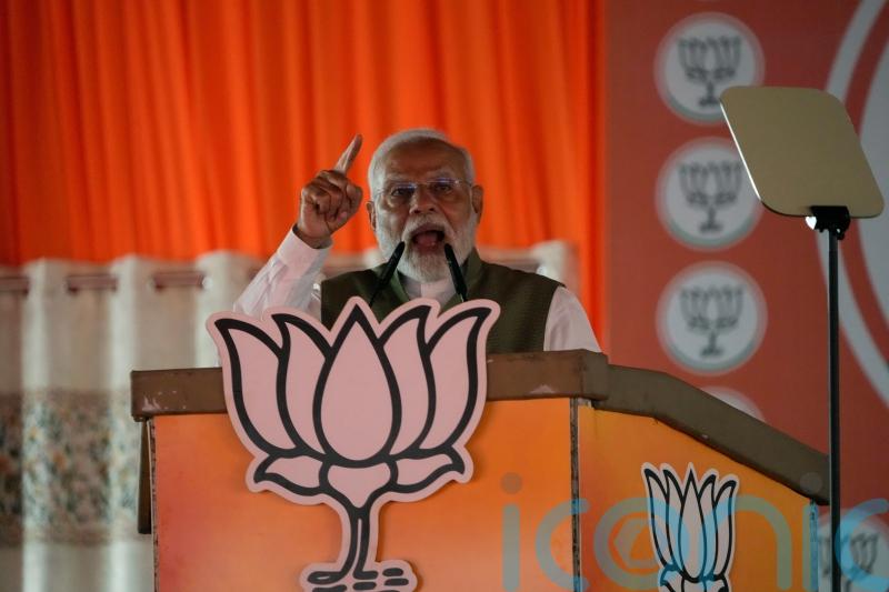 Modi visits Indian-controlled Kashmir on election campaign amid massive security