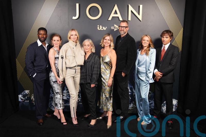 Actress Sophie Turner joined by jewel thief Joan Hannington at ITV drama launch