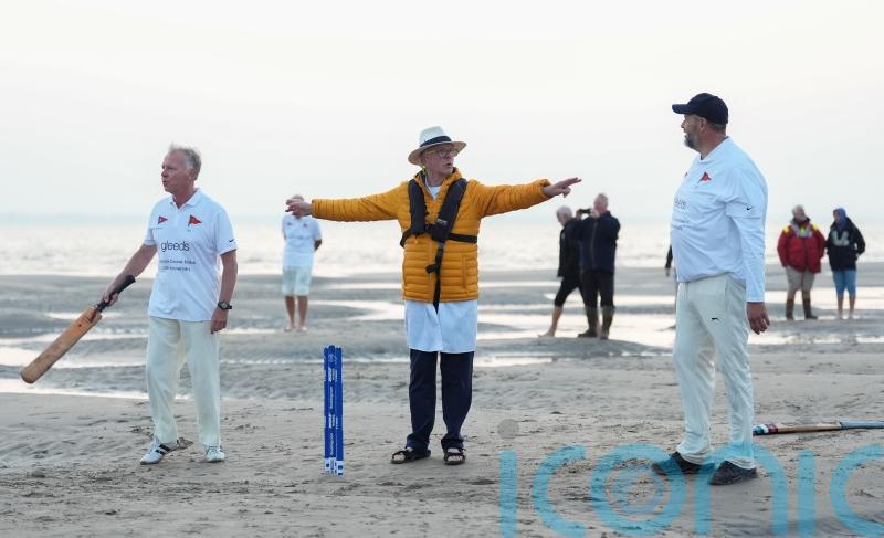 In Pictures: Cricketers all at sea as they battle against sands of time