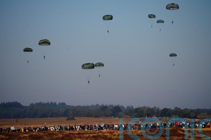 Paratroopers mark 80 years since the Battle of Arnhem