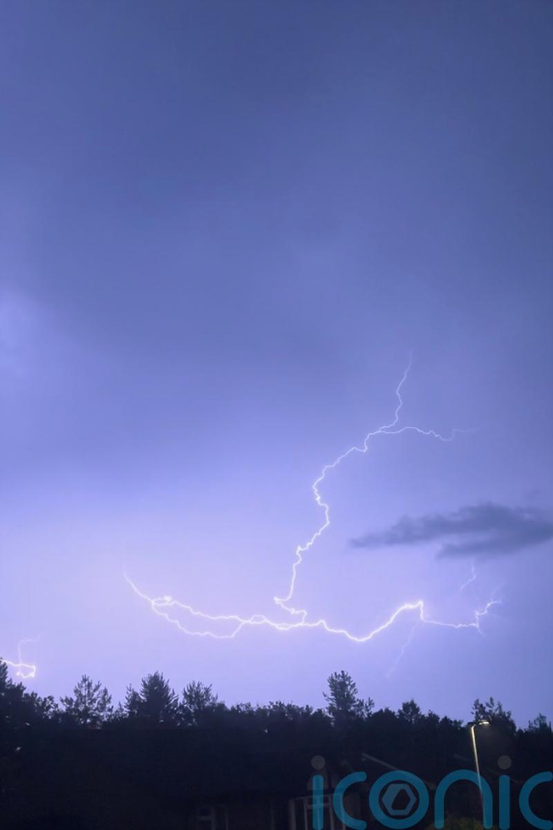 Thunder, lightning and hail strike the UK in dramatic end to summer season