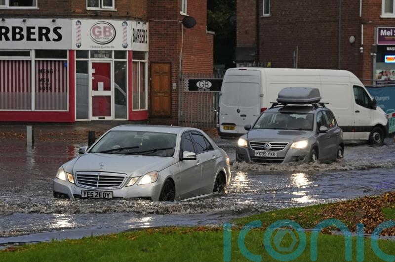 More than a month’s worth of rain could fall as amber warning comes into effect