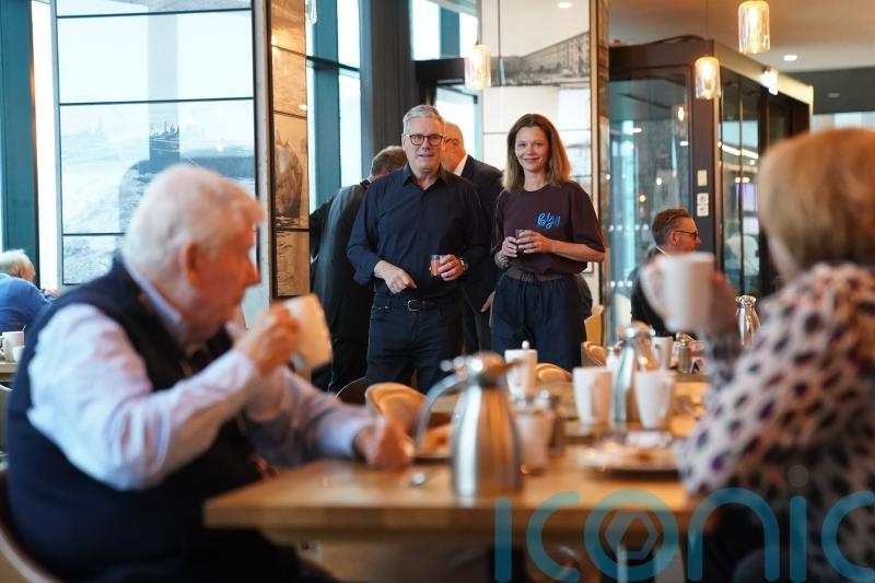 Victoria Starmer makes sustainability statement during Labour Party Conference with T-shirt