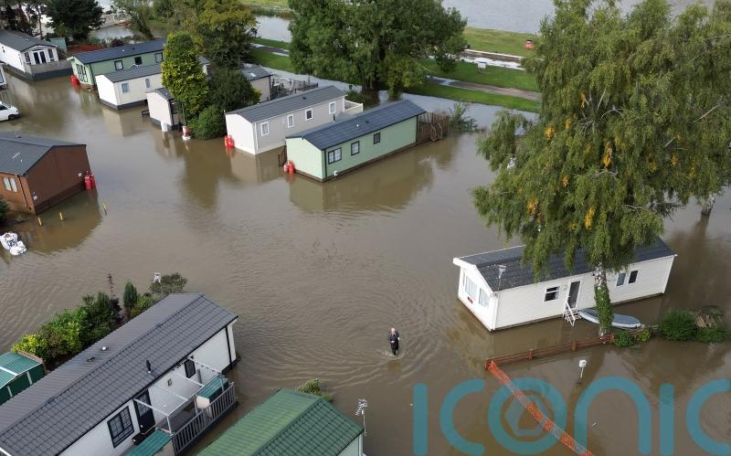 Residents at holiday park told to evacuate after flooding