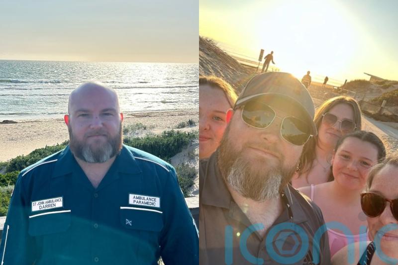 Scottish paramedic leaves NHS for Australia to earn thousands more and play bagpipes on the beach outside four-bed home