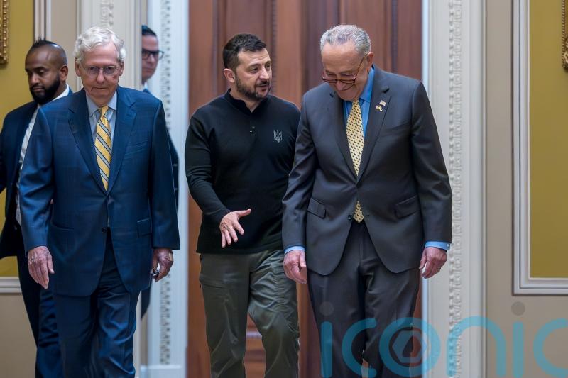 Zelensky visits Washington as election year divide grows over Ukraine war