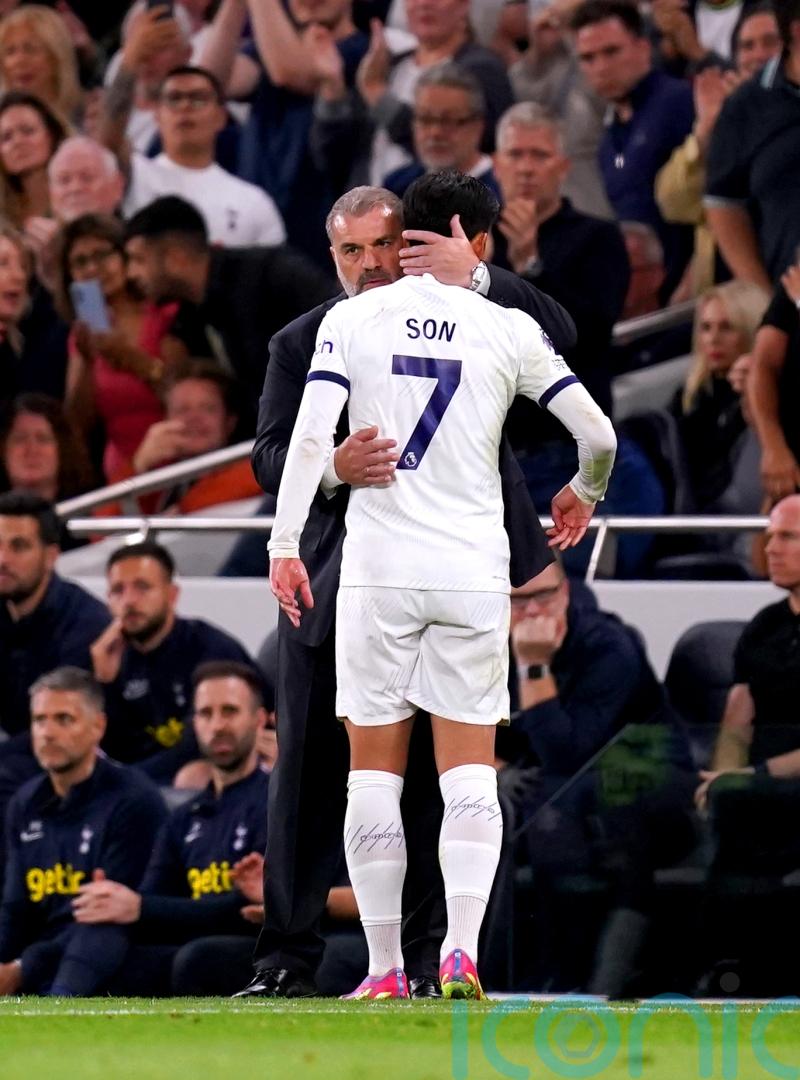 Ange Postecoglou keen to see Son shine at Spurs for as long as possible