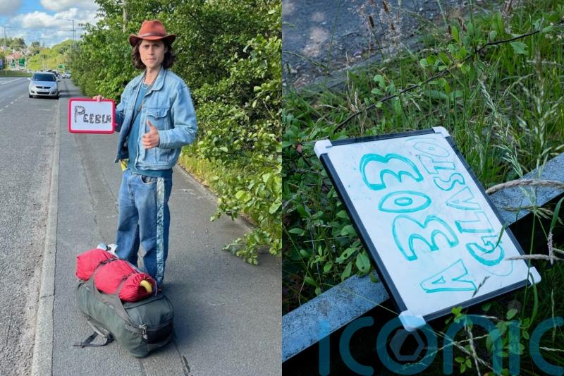 Serial hitchhiker who has saved thousands travelling UK ‘by thumb’ says it only takes twice the Google Maps drive time