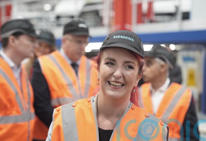 Transport Secretary Haigh opens £200m train manufacturing factory in Yorkshire
