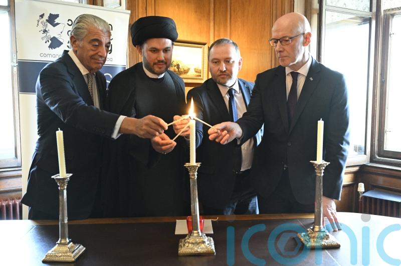 John Swinney and Ian Murray join ‘symbolic’ ceremony for peace