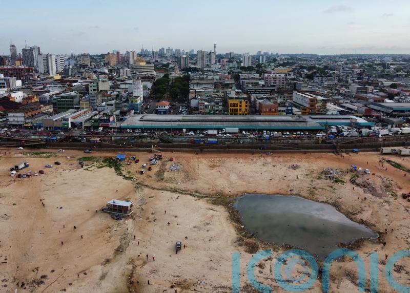 Major tributary of the Amazon at lowest level ever following drought