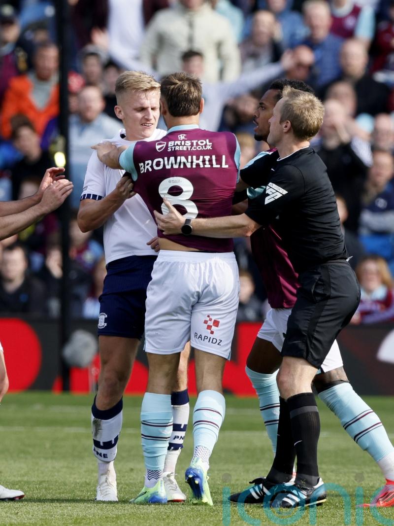 Feisty Lancashire derby finishes level as Burnley miss chance to go top