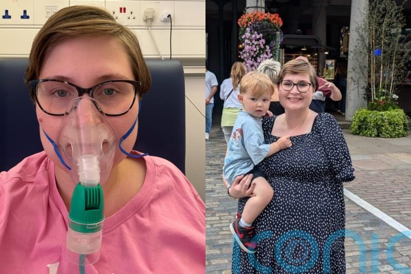 New mum who broke arm fitting car seat forced to have limb amputated following bone cancer diagnosis