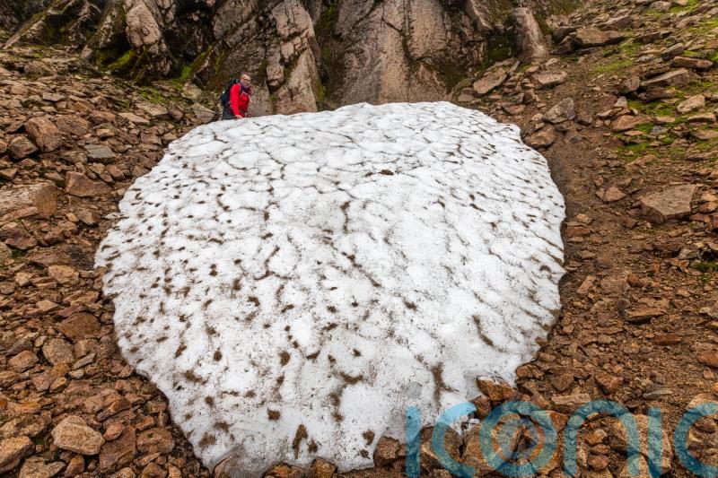 Snow patch deemed ‘barometer for climate change’ melts for fourth year in a row