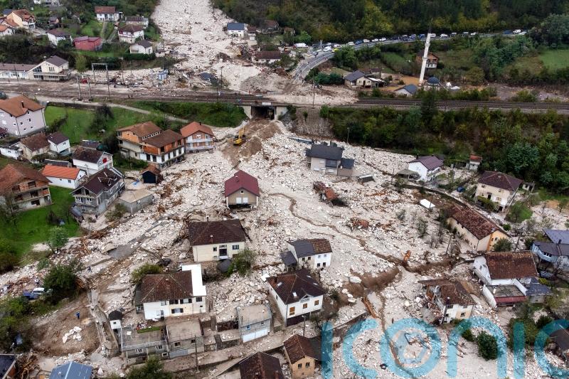 International rescuers arrive in Bosnia after devastating floods and landslides