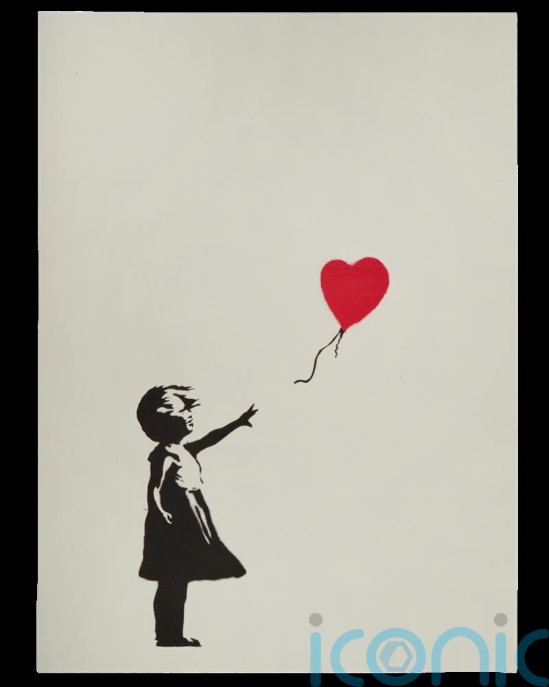Girl With Balloon and Banksy’s shoes among his artwork on sale
