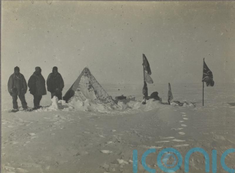 Cross in memory of explorer Shackleton goes on display after 8000-mile journey