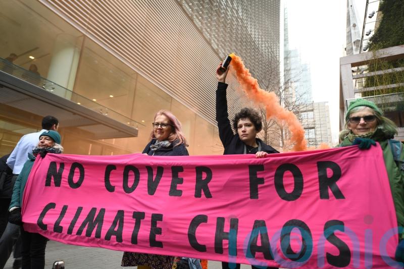 Extinction Rebellion urges insurers to stop covering fossil fuel projects