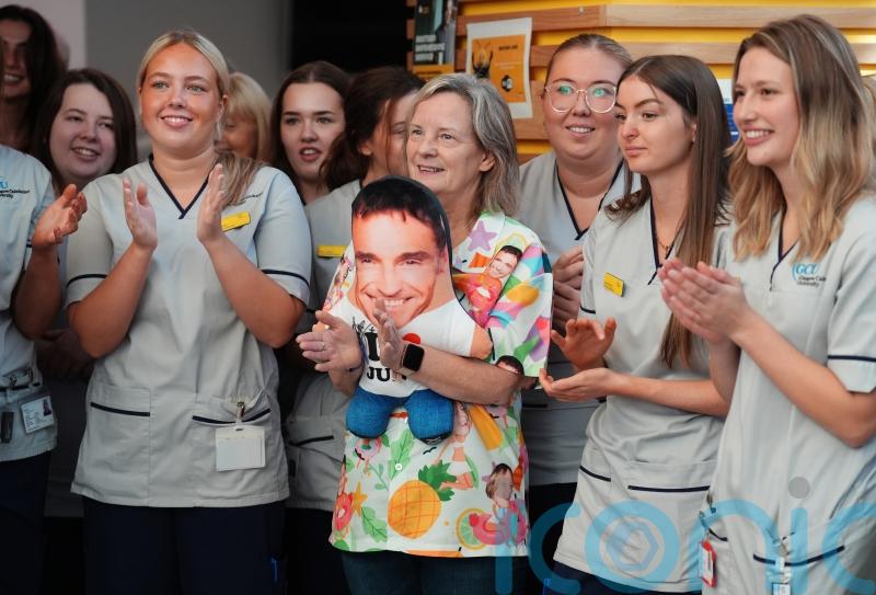 Former Wet Wet Wet star Marti Pellow performs at cancer centre