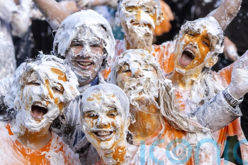 In Pictures: St Andrews’ students soap up the fun of Raisin Monday