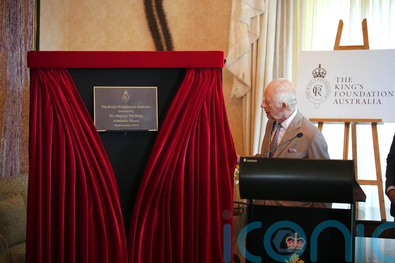 Charles launches Australian version of his King&rsquo;s Foundation charity