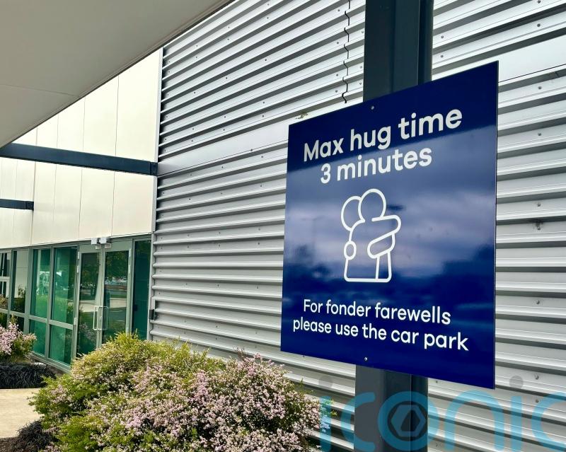 New Zealand airport sets up ‘cuddle cap’ to cut down on long goodbyes