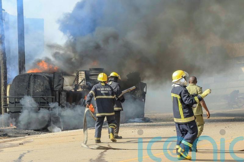 Eleven dead including two children after fuel truck explosion in Uganda