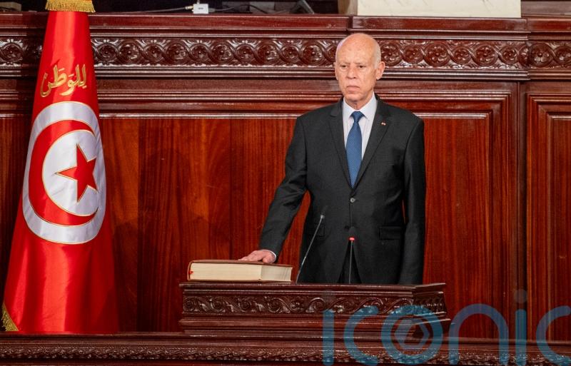 Tunisia’s president inaugurated for a second term after crackdown on opponents