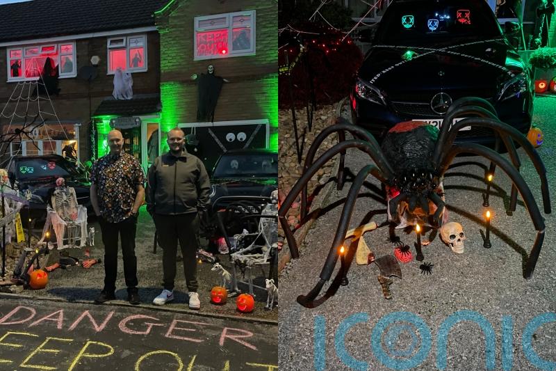 Father and son spent £1k on what could be ‘Britain’s spookiest Halloween house’ visited by hundreds of trick-or-treaters