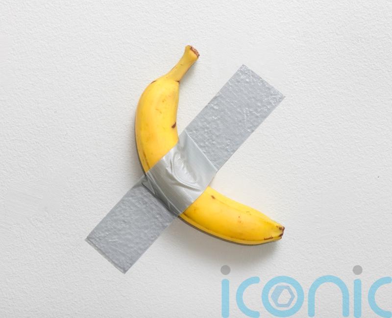 Artwork of banana duct-taped to wall estimated to sell for more than £1m