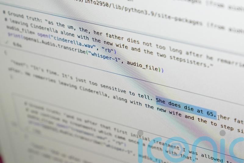 Transcription tool powered by AI found to ‘hallucinate’ extra sentences